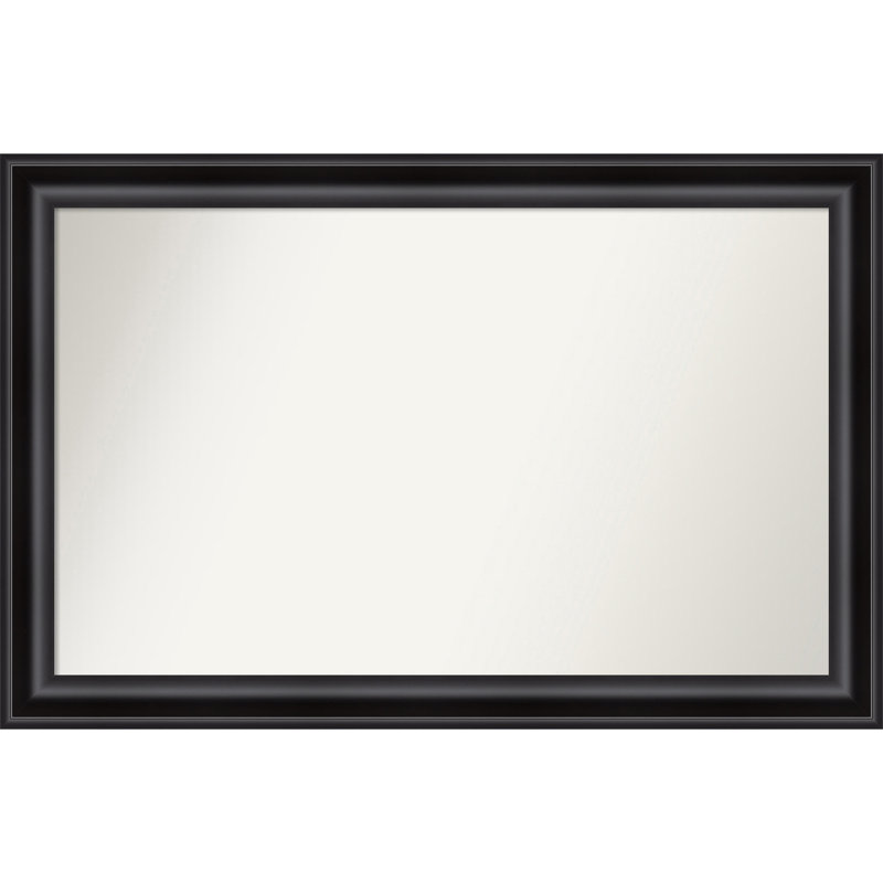 Miroir d'appoint mural en plastique Churchton, 33,75 po x 51,75 po