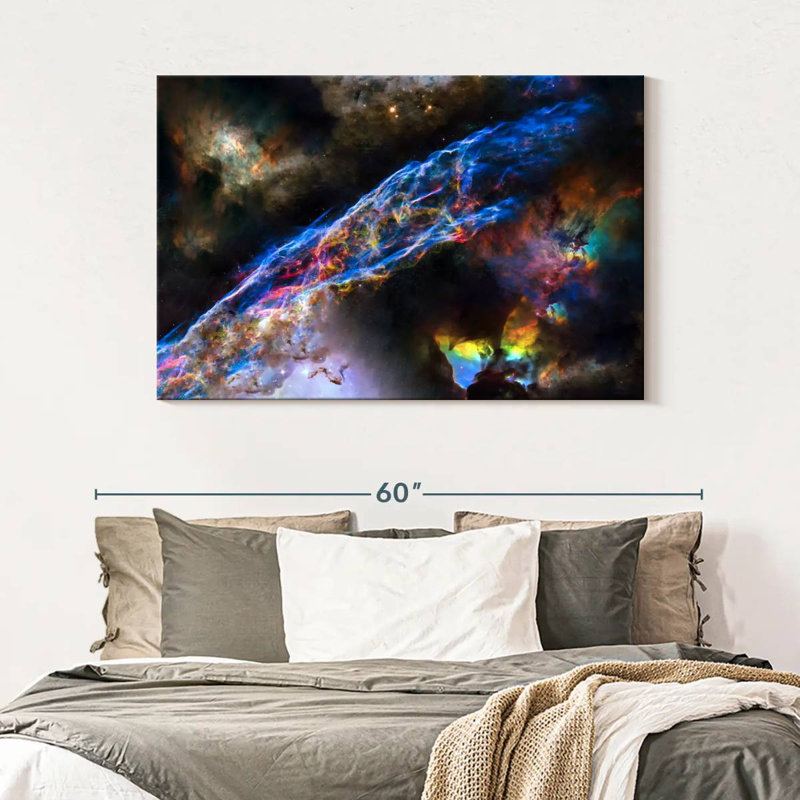 Oberle Glowing Veil Nebula, 32" H x 48" W
