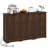 Balconera Tilt Out Double Trash Can  Cabinet With Power Outlets & Adjustable Shelves-101368019