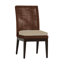 Chaise d'appoint tissée en péninsule - acajou / châtaignier-134599968-267312509-134593231