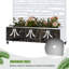 Boîte à fleurs en métal avec treillis et roues-1948961989-1948961990
