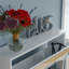 3 Drawer Mirrored Flip Down Shoe Storage Cabinet Free Standing Cabinet For Hallway-1154507559