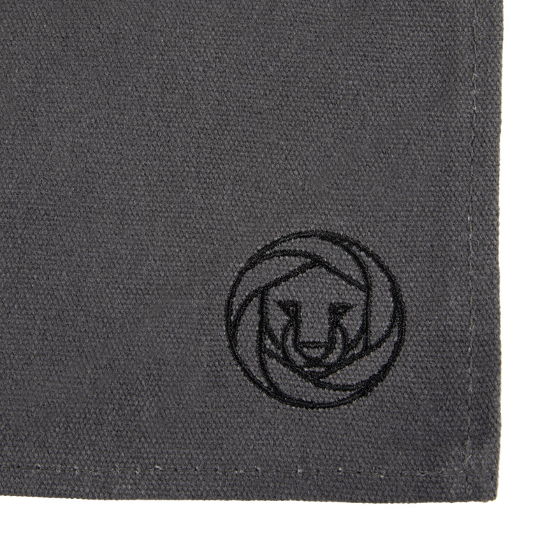 Collins Mixologist Apron Black Waxed Canvas with Corkscrew and Bottle Opener - Bartender Kit Apron - BBQ Apron