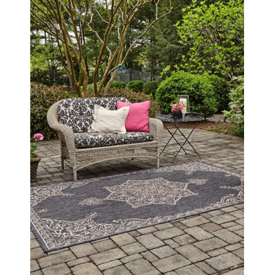 Indoor/Outdoor Endea Area Rug Deep Stone Colour