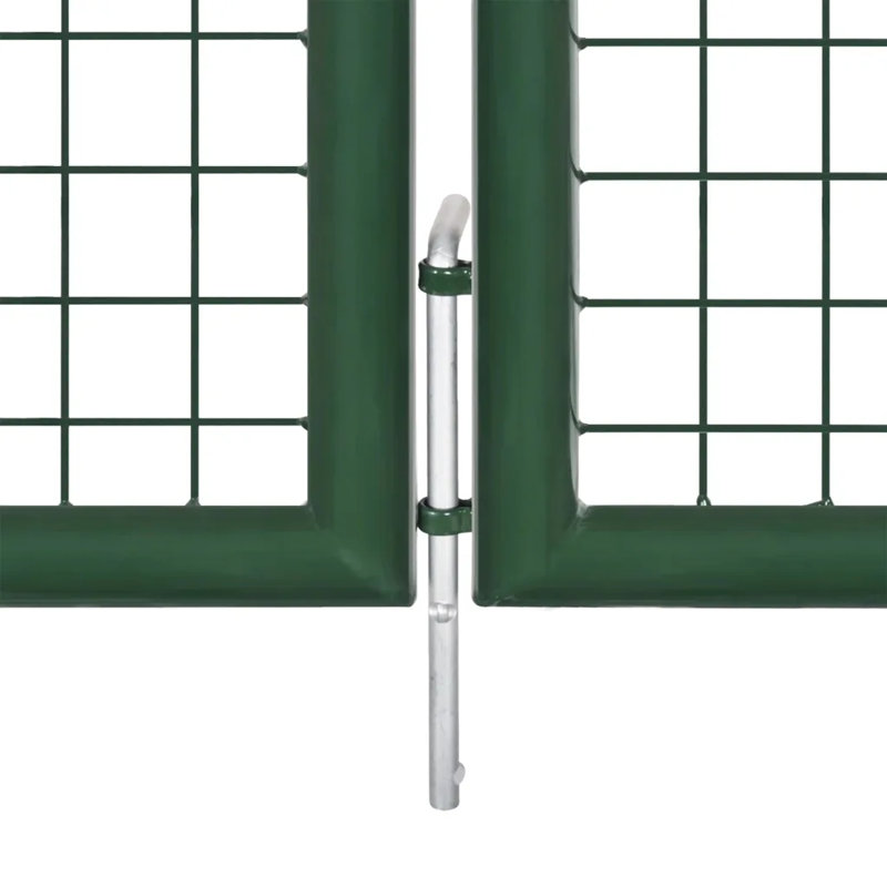 Adalia 124.99 cm H x 400 cm W Gate Fencing, Green, 350cm W x 125 cm H