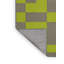 Tapis vert à carreaux lavable à la machine-537995888
