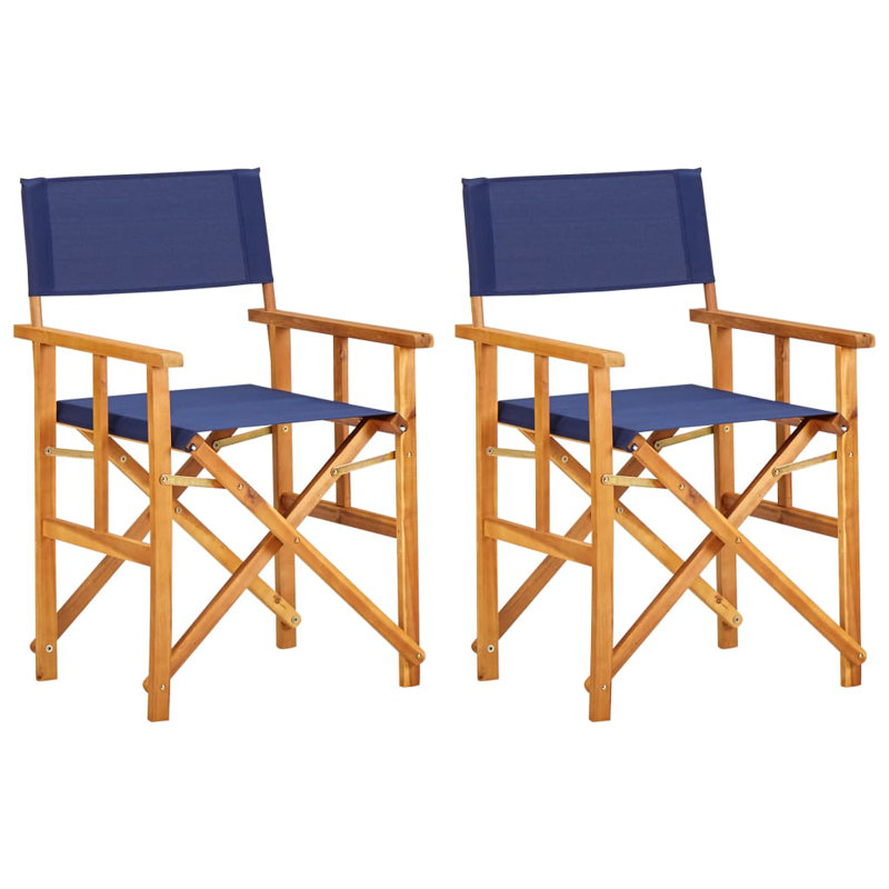 Chasteen Folding Deck Chair, Gray/Coffee