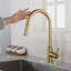Robinet de cuisine tactile avec douchette extractible-119337267