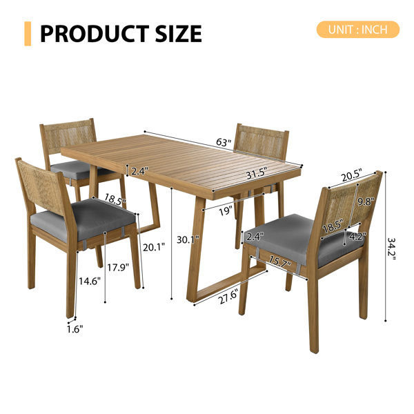 Dimensions du produit