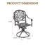 Chaise de patio pivotante (ensemble de 2)-322135839