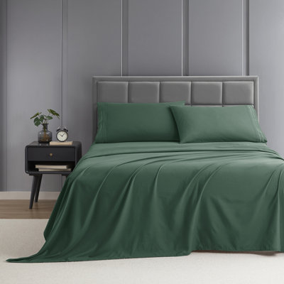 1800 Series Double-Brushed Microfiber Hypoallergenic Sheet Set