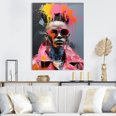 «Bold Balance On Woman Mohawk Fashion Expression II»