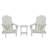Laguna Foldable Outdoor Adirondack Chair With Table-371825900