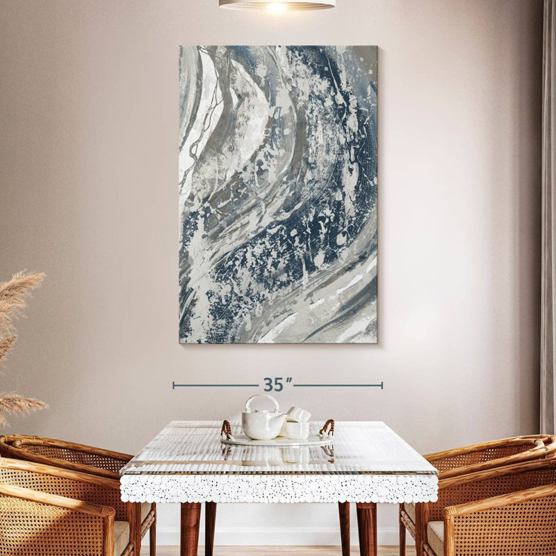 Avery Blue Wave Spalsh, 51" H x 34" W