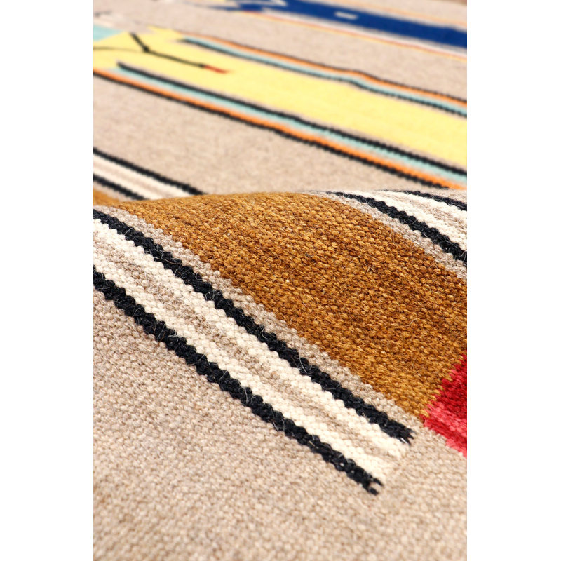 Striped Area Rug in Mocha