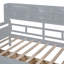 Lit de jour simple avec tablettes de chevet et deux tiroirs-416872253