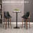 HOMCOM Bar Height Bar Stools, PU Leather Swivel Barstools with Footrest and Tufted Back, Set of 2, Black