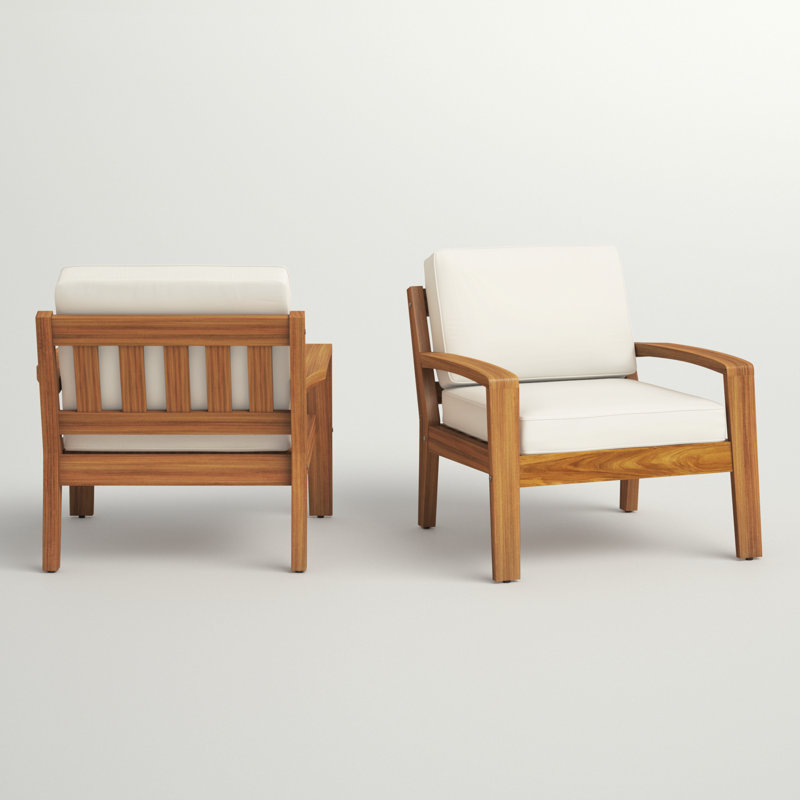 Mexia Outdoor Lounge Chair, Beige