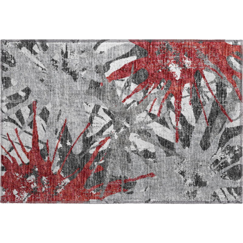  Premium Machine Washable Hintzen AMF77 Rug, Rectangle 1'8" x 2'6"