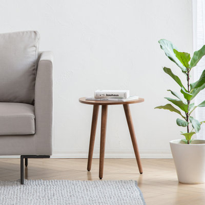 Baird Solid Wood 3-Leg End Table
