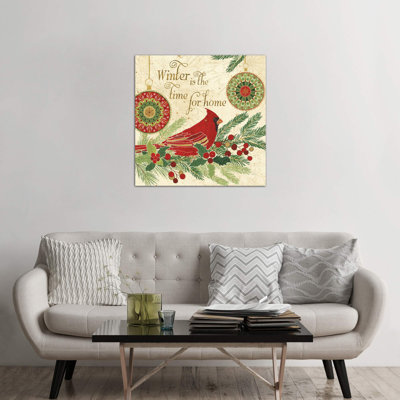 Winter Feathers V by Veronique Charron - Wrapped Canvas Print