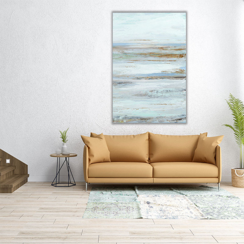 «Mute Misty Marsh II», reproduction d'art sur toile, H 18 po x l 12 po