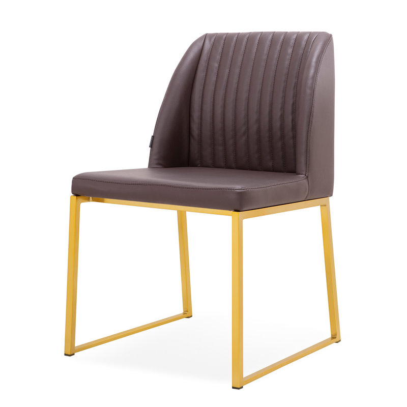 Chaise d'appoint Daphne, Brun / Doré