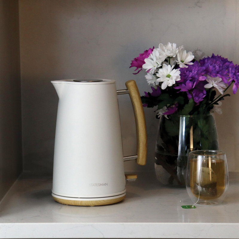 Statesman Scandi 1.7L Scandi Kettle Grey/Blue, Cream