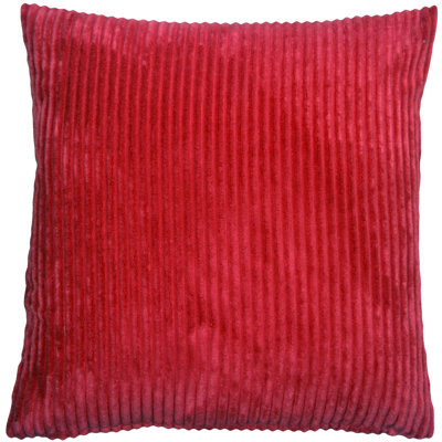 Wide Wale Corduroy Solid Color Plush Polyester Filled Reversible Throw Pillows
