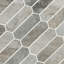 Carrelage mural et de sol en mosaïque de verre brillant Montessa Sora Spire 25,4 cm x 35,6 cm-49103418