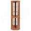 Vitrine d'angle vitrée d'angle pour vitrine d'angle pour le salon, la vitrine, la collection Antique, le vin et le bar