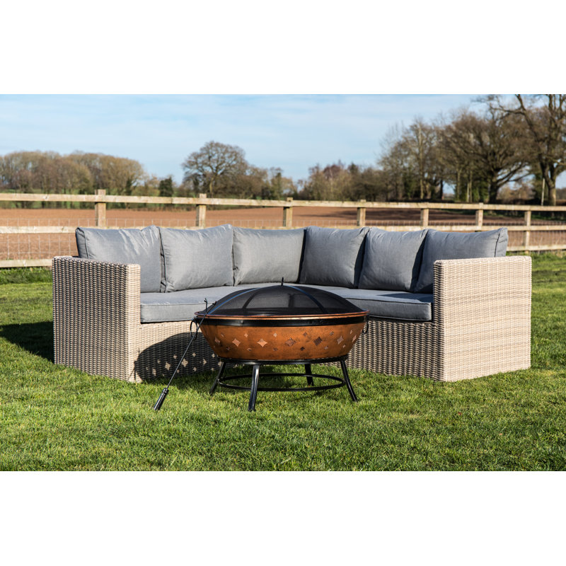 Round Steel Wood Burning Smokeless Fire Pit