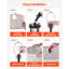 Table Lamps Farmhouse Bedside Nightstand Lamps with USB Ports,Desk Lamp