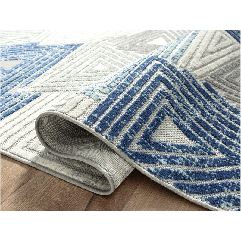 Tapis gris Angonita, Rectangle 5 pi 3 po x 7 pi 6 po
