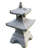 Chamness Charcoal Garden Pagoda W/Solar Light 26"H