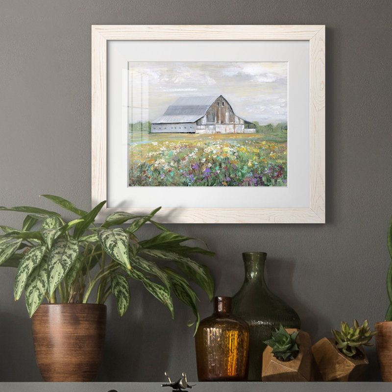 Country Fields - Cadre photo, impression sur papier, Papier encadré blanc, H 20 po x l 17 po x P 1,5 po