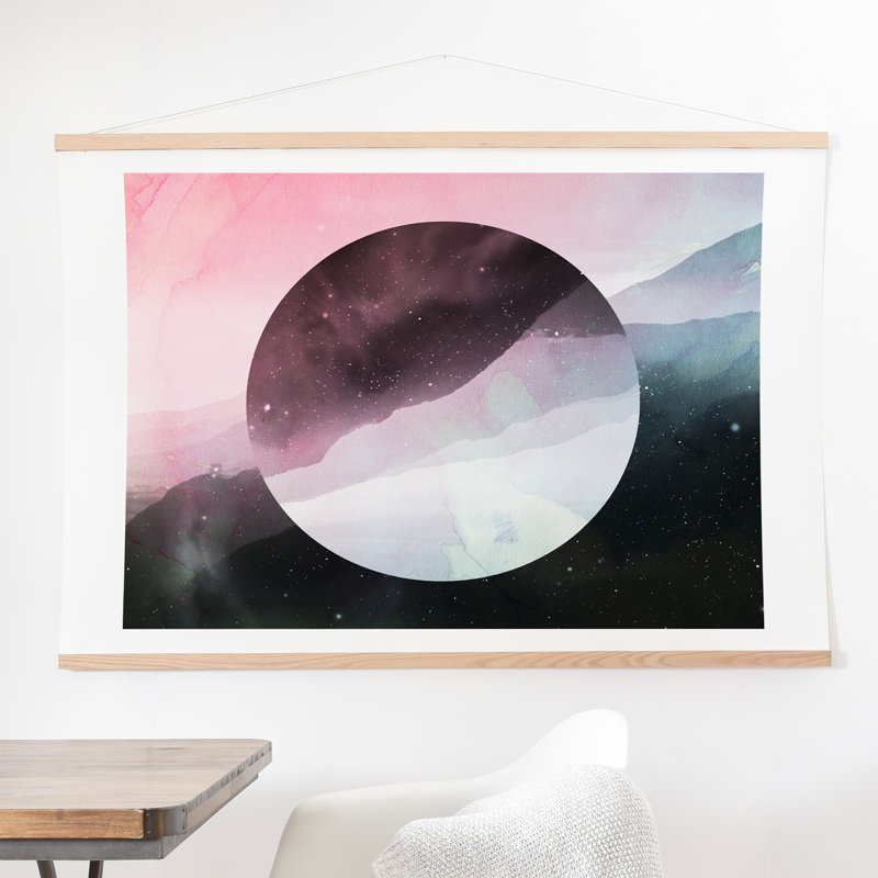 Serenity in Rose - impression d'art textuel, H 20 po x l 20 po x P 0,5 po, Affiche