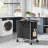 Rolling Laundry Hamper with Handles-272836089-333512612