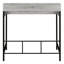 Bureau d'ordinateur, bureau personnel, debout, tablettes de rangement, L 48 po, travail, ordinateur portable en métal stratifié, contemporain, moderne-829719214