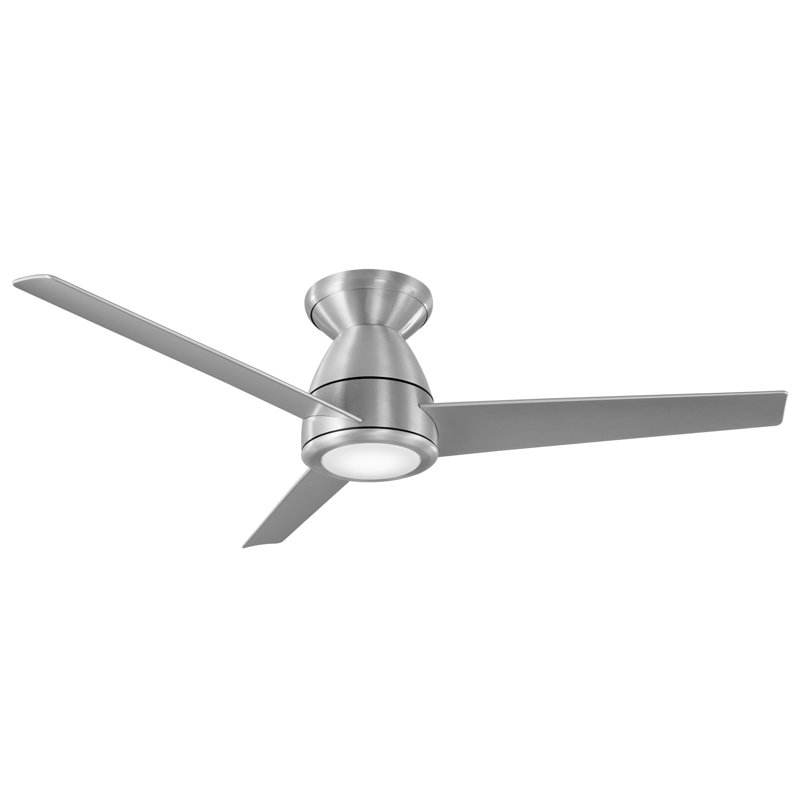 Ventilateur de plafond encastré intelligent à 3 pales Tip avec ensemble d'éclairage DEL et télécommande Bluetooth inclus