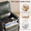 Fauteuil inclinable moderne du milieu du siècle, fauteuil lounge en similicuir avec soutien lombaire pour salon-1190870143