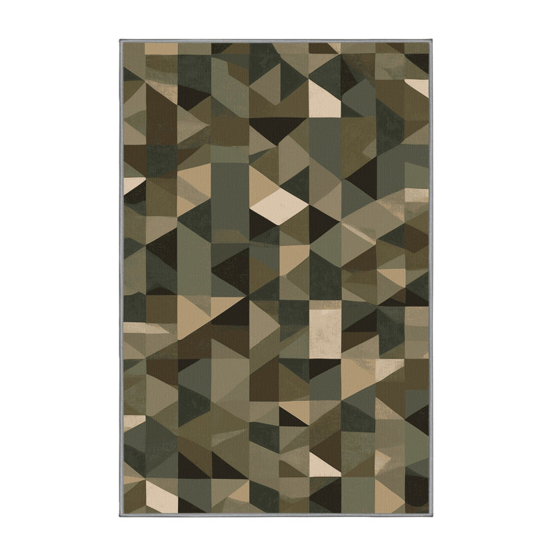 Field Stripe Rug, Rectangle 3' x 5'