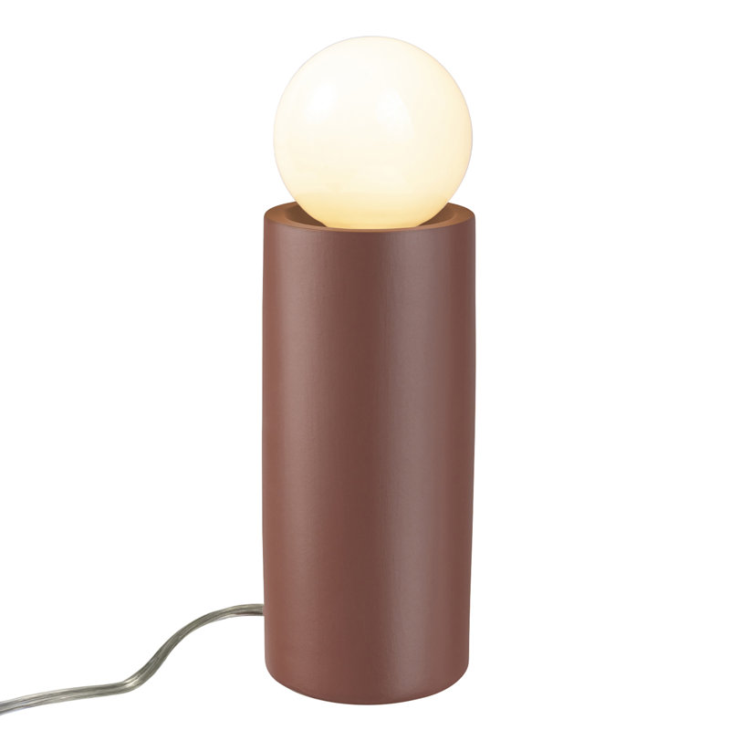 Lampe de table Rachid, H 16,5 po x l 5,5 po x P 5,5 po, Argile Canyon