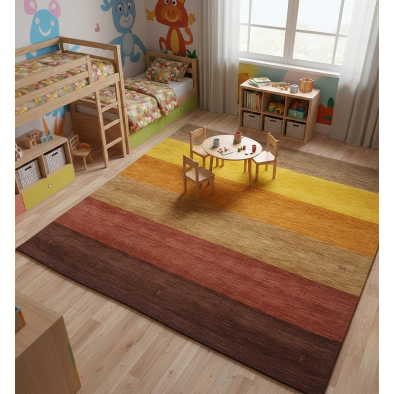 Wool Striped Indoor Rug