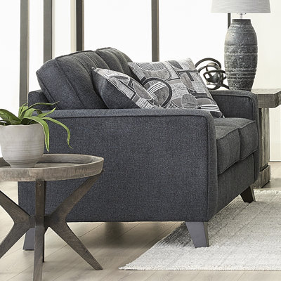 Causeuse Hughes Furniture 23300, ardoise Fairlane
