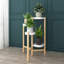 Cevon Solid Wood Plant Stand 4 Tier