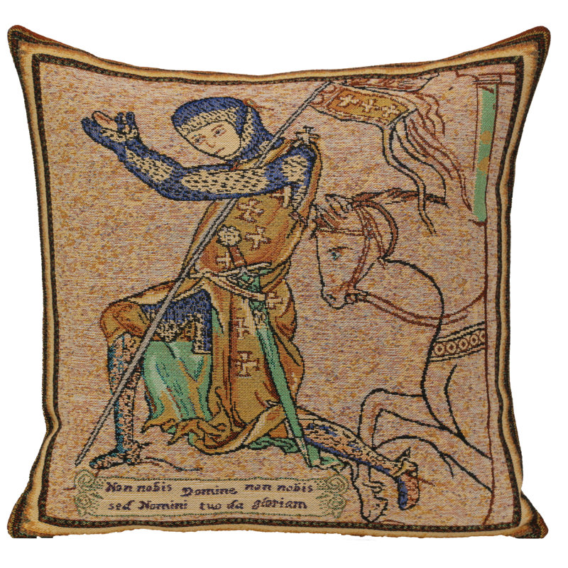Medieval Cotton Blend Pillow Cover