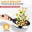 8 - Piece Non-Stick Stainless Steel Cookware Set