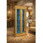 Zayden Solid Wood Lighted Curio Cabinet