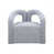 Boucle gris sélectionné